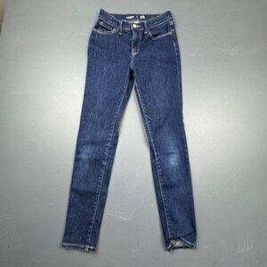 Old Navy Rockstar Jeggings Girls Size 12 Blue 360 Stretch Denim Skinny High Rise